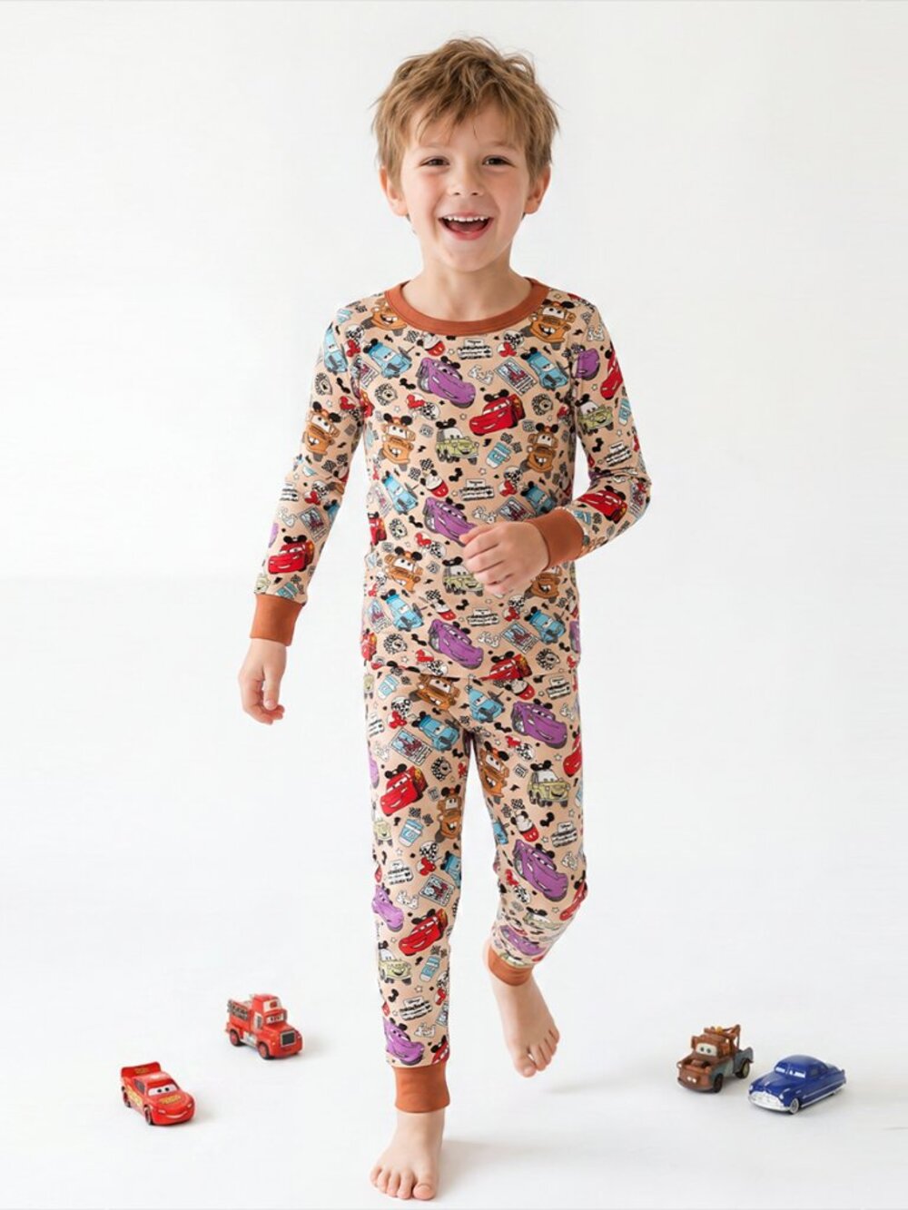 Car Club Kids Bamboo Two-Piece Pajama Set - 3-4T